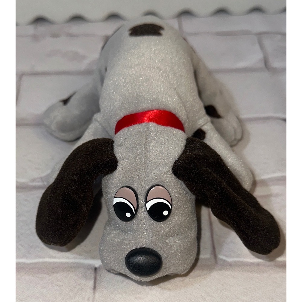 Vintage Tonka Pound Puppies Grey Spotted Dog Plush 1980s Retro‎ Toy 4042 11 - Picture 2 of 7